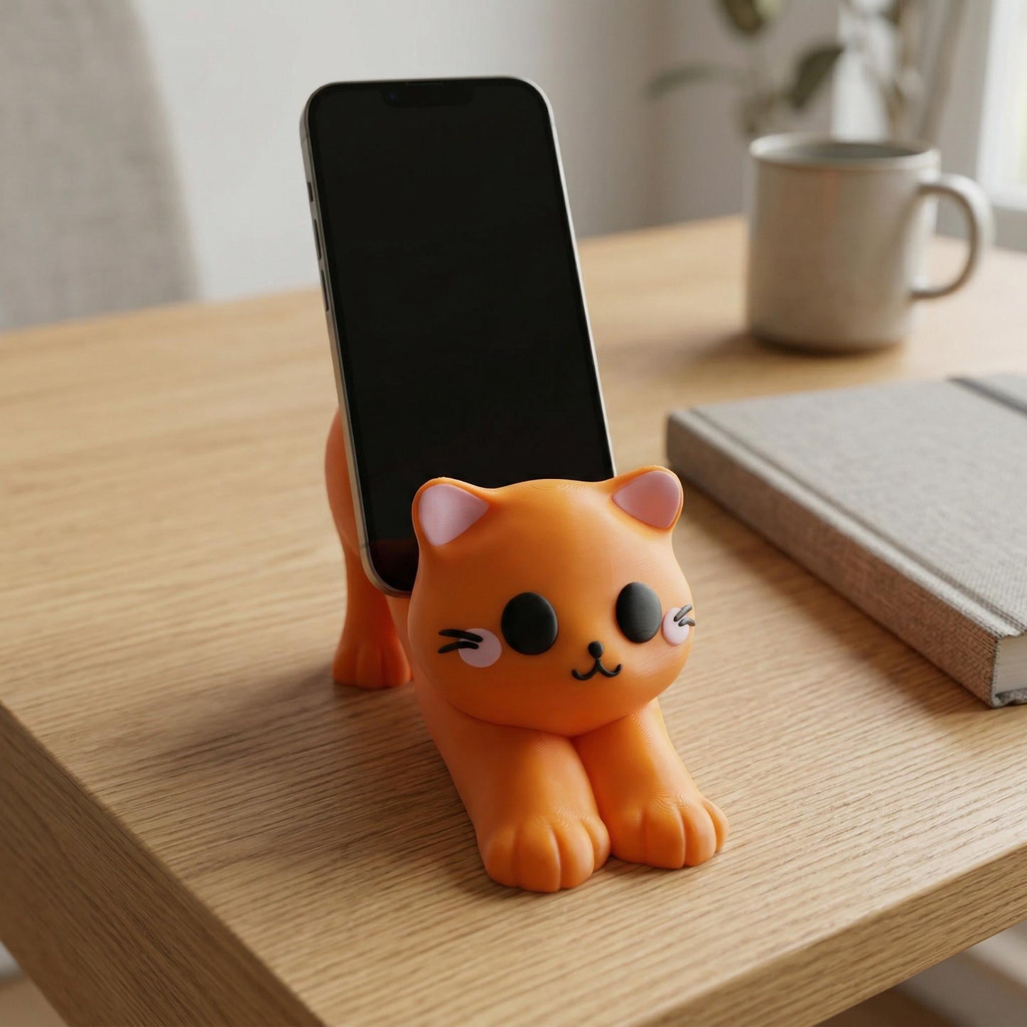 Cat Phone Stand, Tablet Holder, Game Controller Stand, Cute Cat Gift