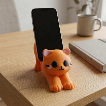 Cat Phone Stand, Tablet Holder, Game Controller Stand, Cute Cat Gift