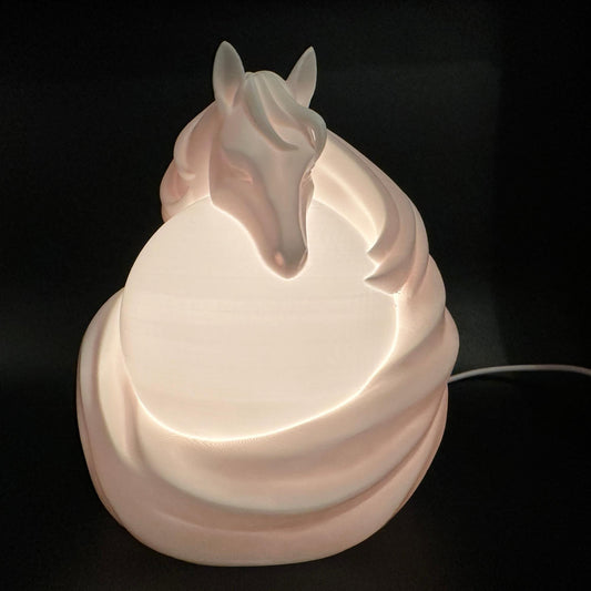 Horse Night Light, Color Changing LED Lamp, Horse Decor, USB Light with Remote, Fantasy Horse Lamp, Bedroom Desk Light, Horse Lover Gift