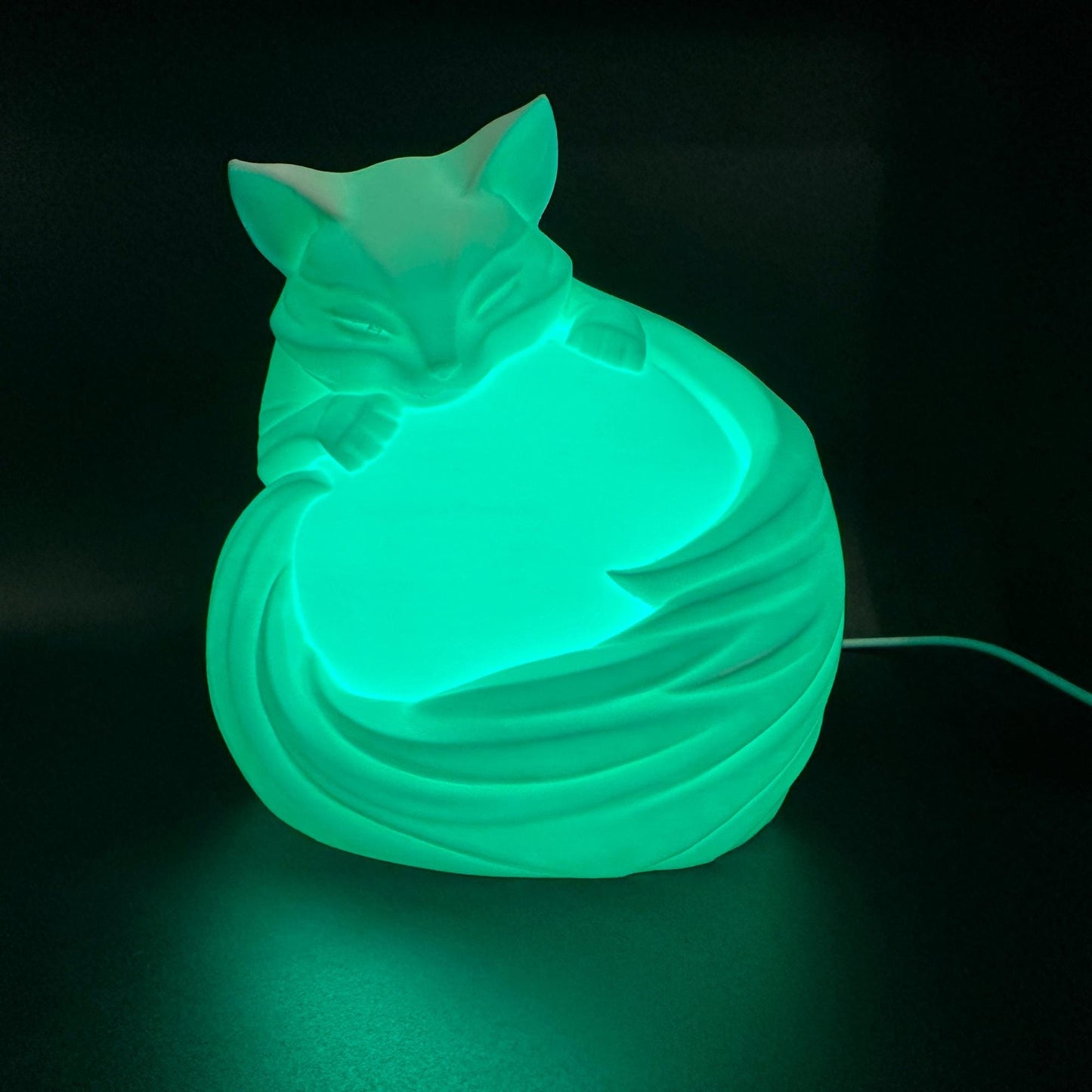 Cat Night Light, Color Changing LED Kitten Lamp, Cute Cat Decor, Cat Lover Gift, USB Light with Remote