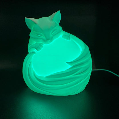 Cat Night Light, Color Changing LED Kitten Lamp, Cute Cat Decor, Cat Lover Gift, USB Light with Remote