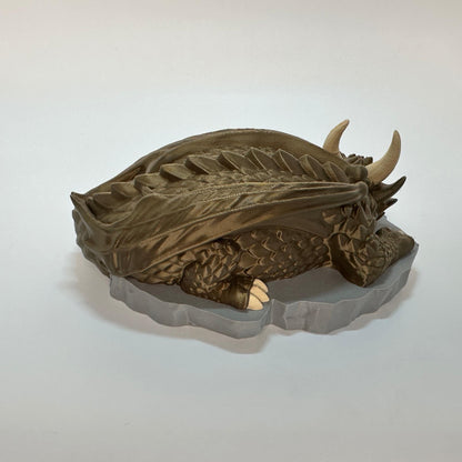 Dragon Dice Holder for DND, Sleeping Dragon Dice Tray, Tabletop RPG Dice Storage, Fantasy Gamer Gift, Dungeons and Dragons Decor