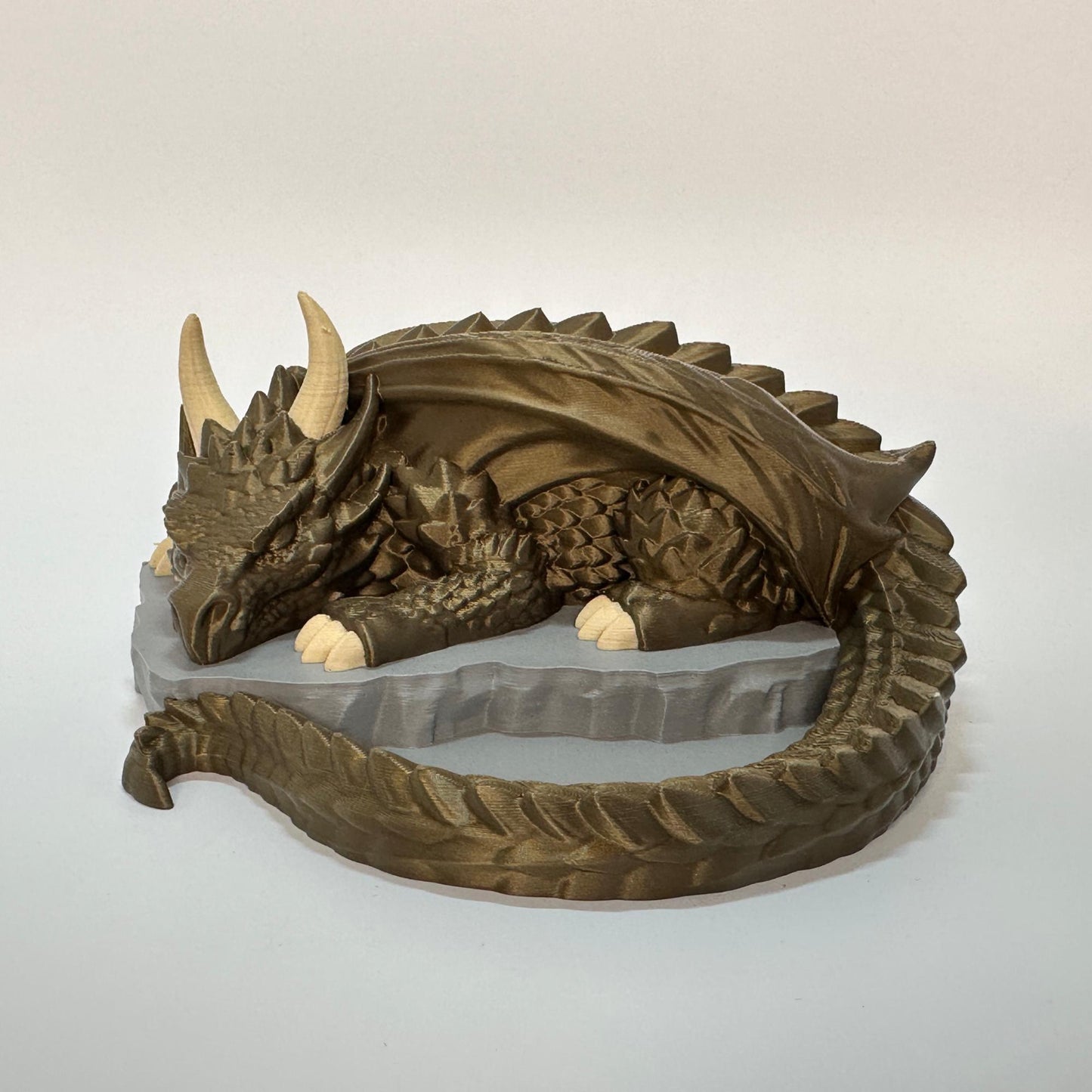 Dragon Dice Holder for DND, Sleeping Dragon Dice Tray, Tabletop RPG Dice Storage, Fantasy Gamer Gift, Dungeons and Dragons Decor