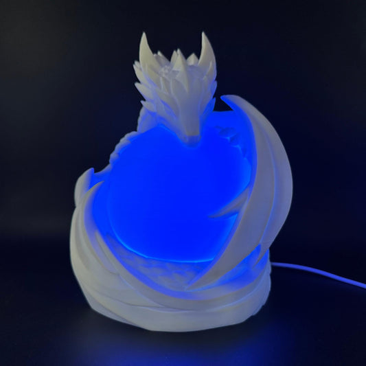 Dragon Night Light, Color Changing LED Lamp, Fantasy Dragon Decor, USB Light with Remote, Unique Gift for Dragon Lovers