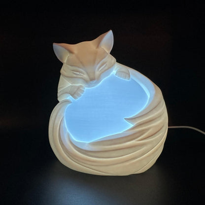 Cat Night Light, Color Changing LED Kitten Lamp, Cute Cat Decor, Cat Lover Gift, USB Light with Remote