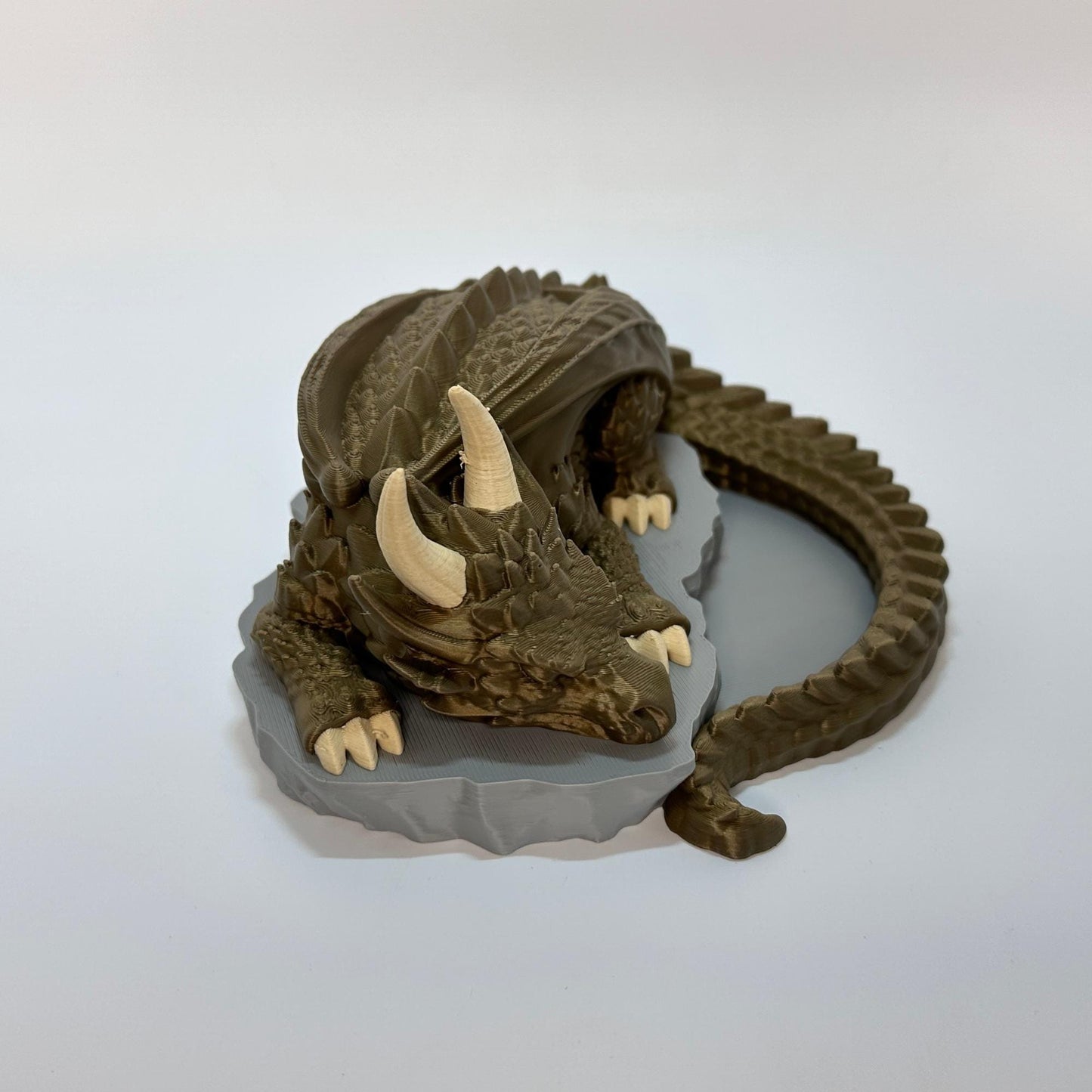 Dragon Dice Holder for DND, Sleeping Dragon Dice Tray, Tabletop RPG Dice Storage, Fantasy Gamer Gift, Dungeons and Dragons Decor