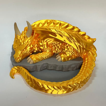 Dragon Dice Holder for DND, Sleeping Dragon Dice Tray, Tabletop RPG Dice Storage, Fantasy Gamer Gift, Dungeons and Dragons Decor