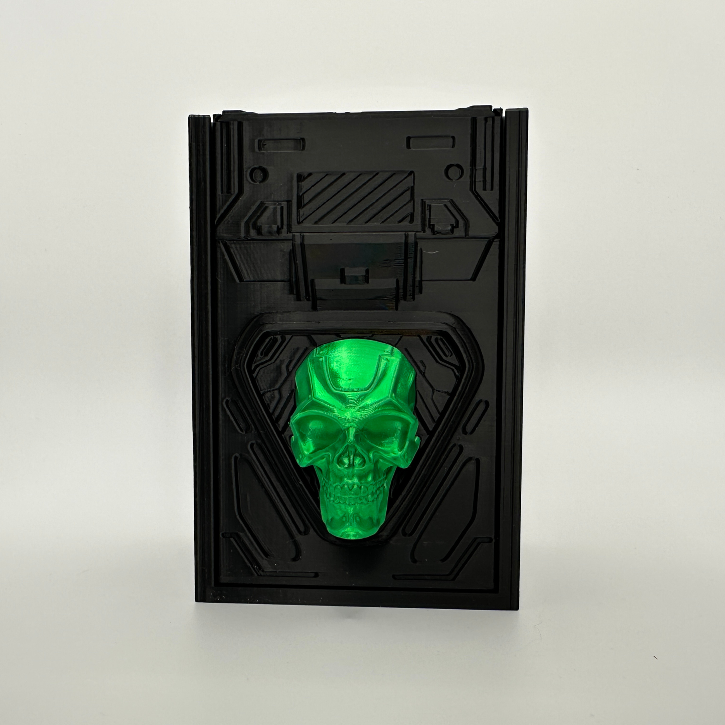 Skull Card Deck Box | Dice & Token Holder | MTG, TCG, RPG Storage Case