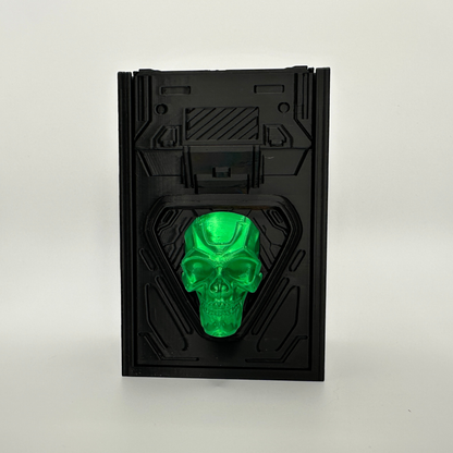Skull Card Deck Box | Dice & Token Holder | MTG, TCG, RPG Storage Case